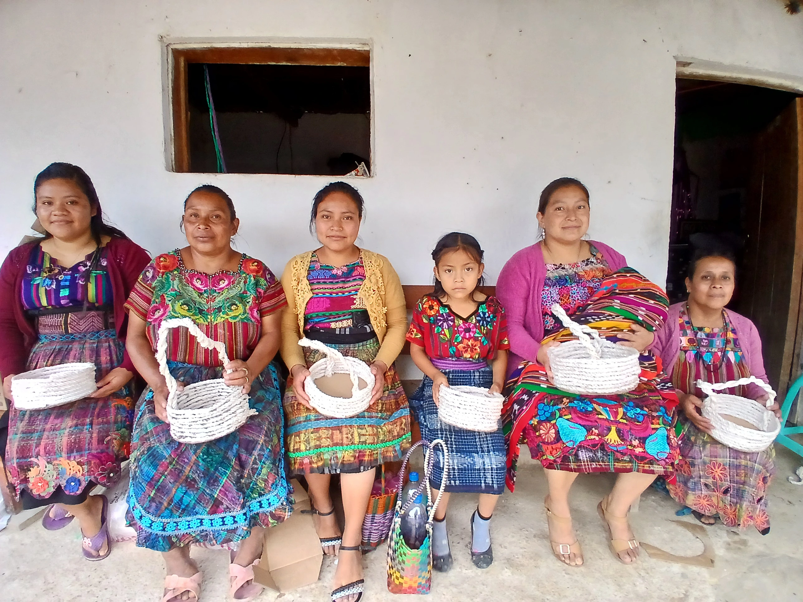 Taller de canastas con lazo.