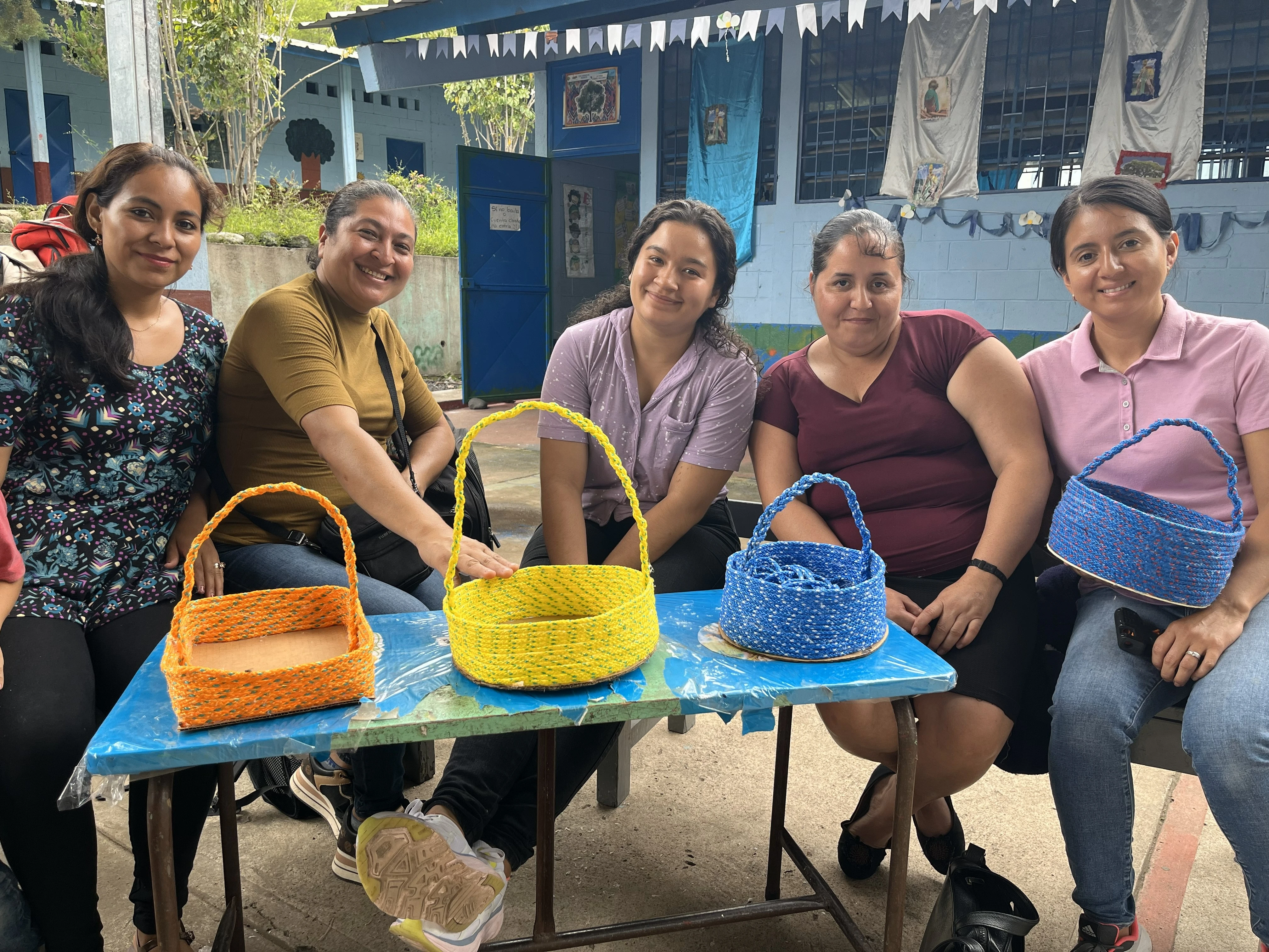 Taller de canastas con Lazo.