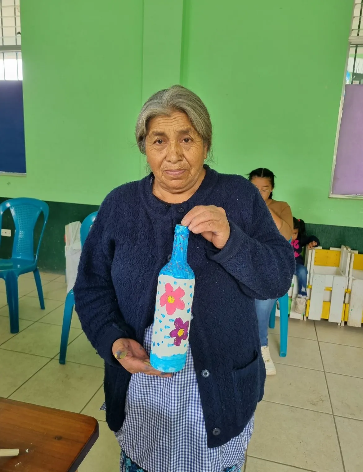 Taller de arte en botellas. 