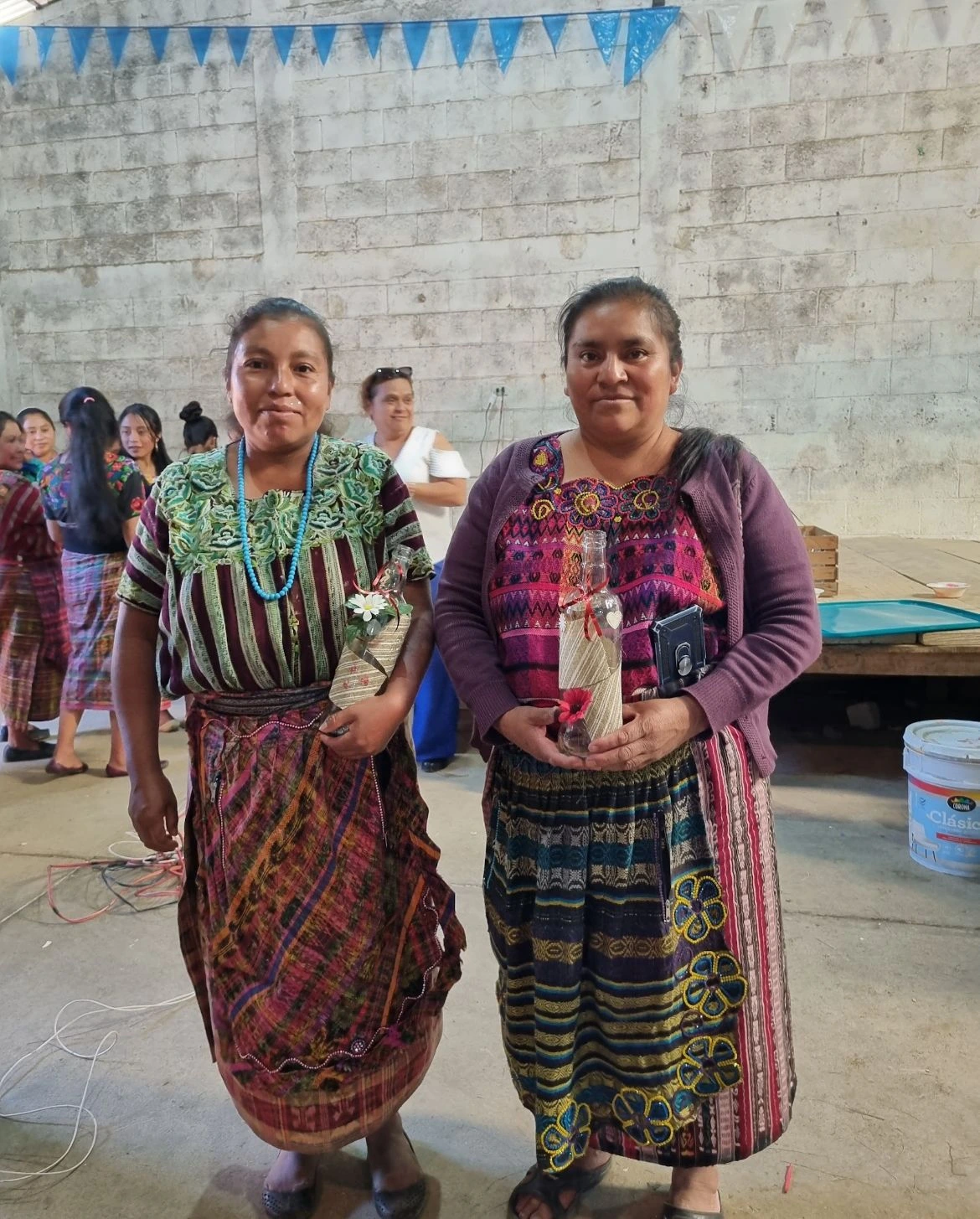 Taller de arte en botellas. 