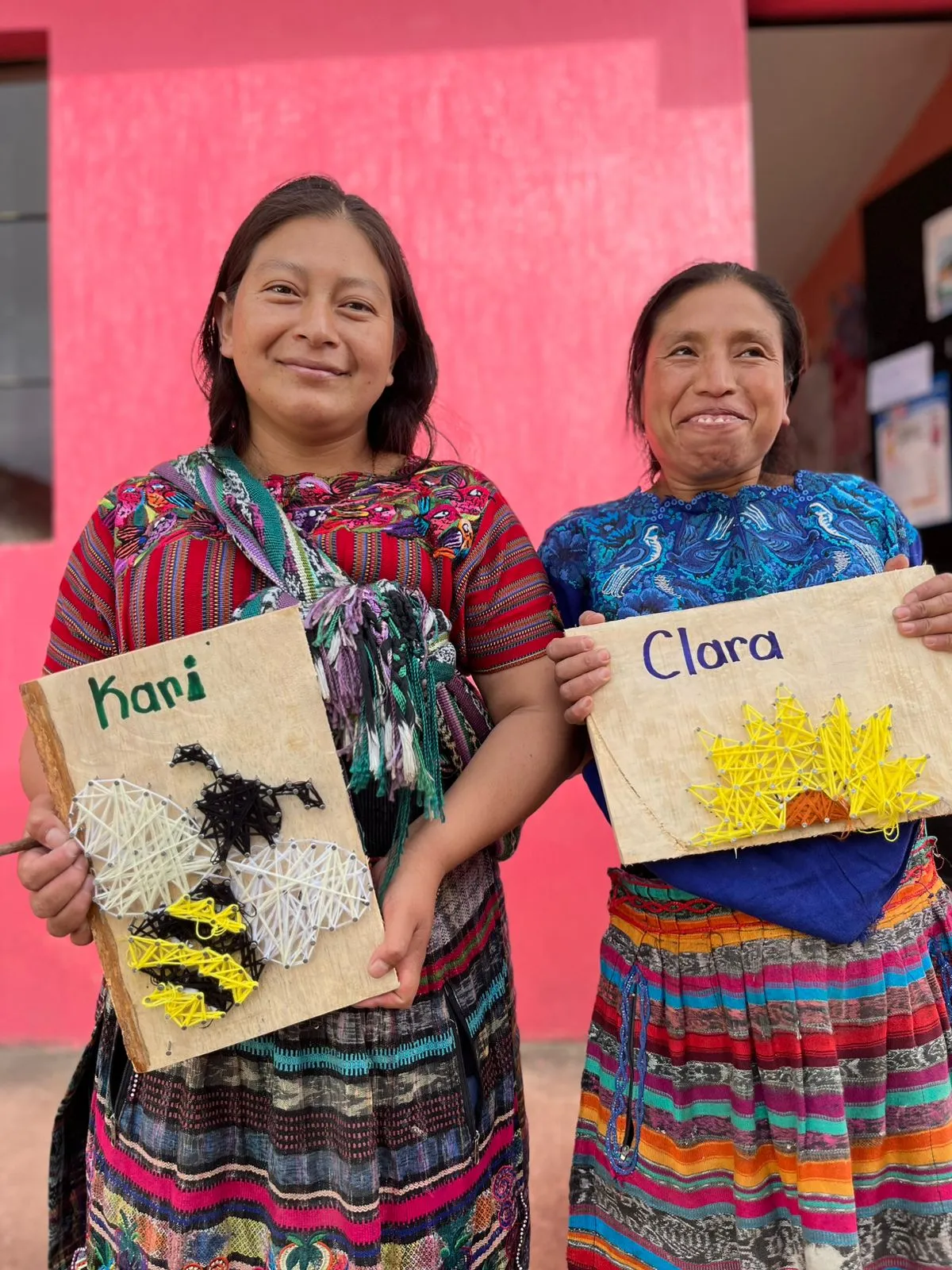 Taller de arte hilos y tablas. 