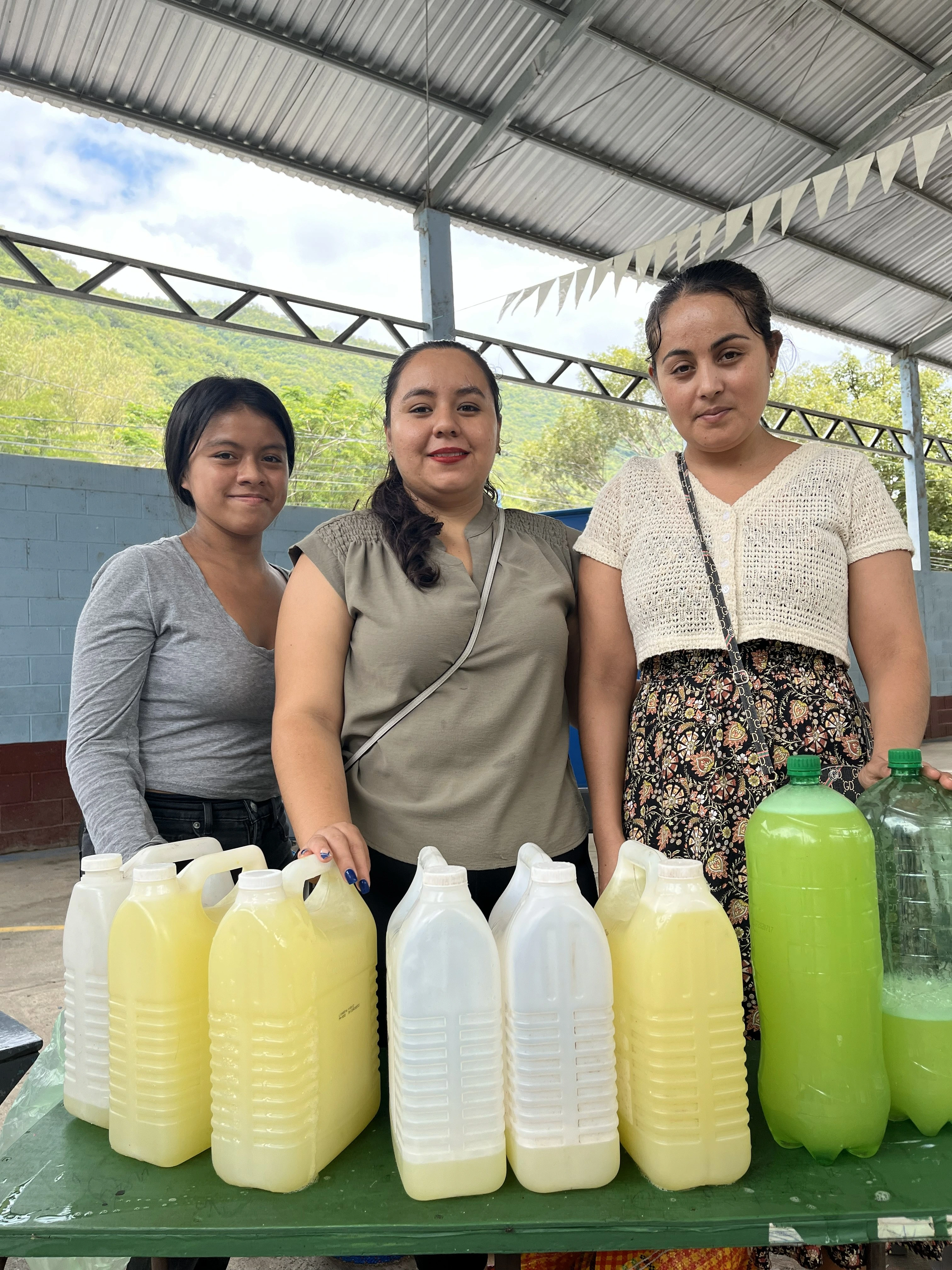 Taller de jabón líquido para manos. 
