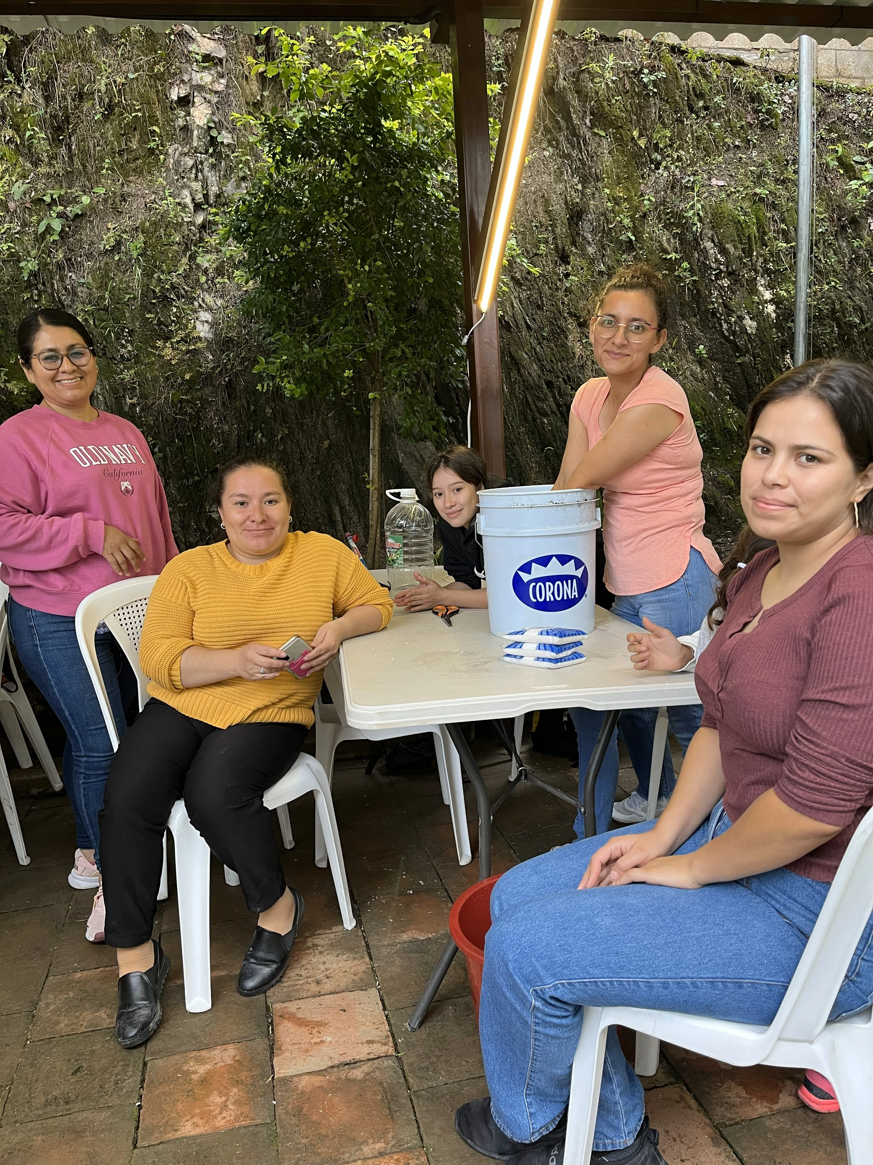 Taller de jabón líquido para ropa. 