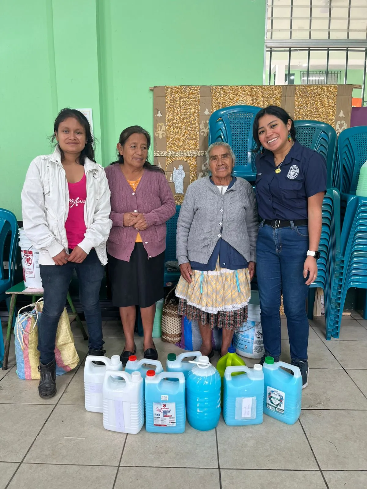 Taller de jabón líquido para ropa. 