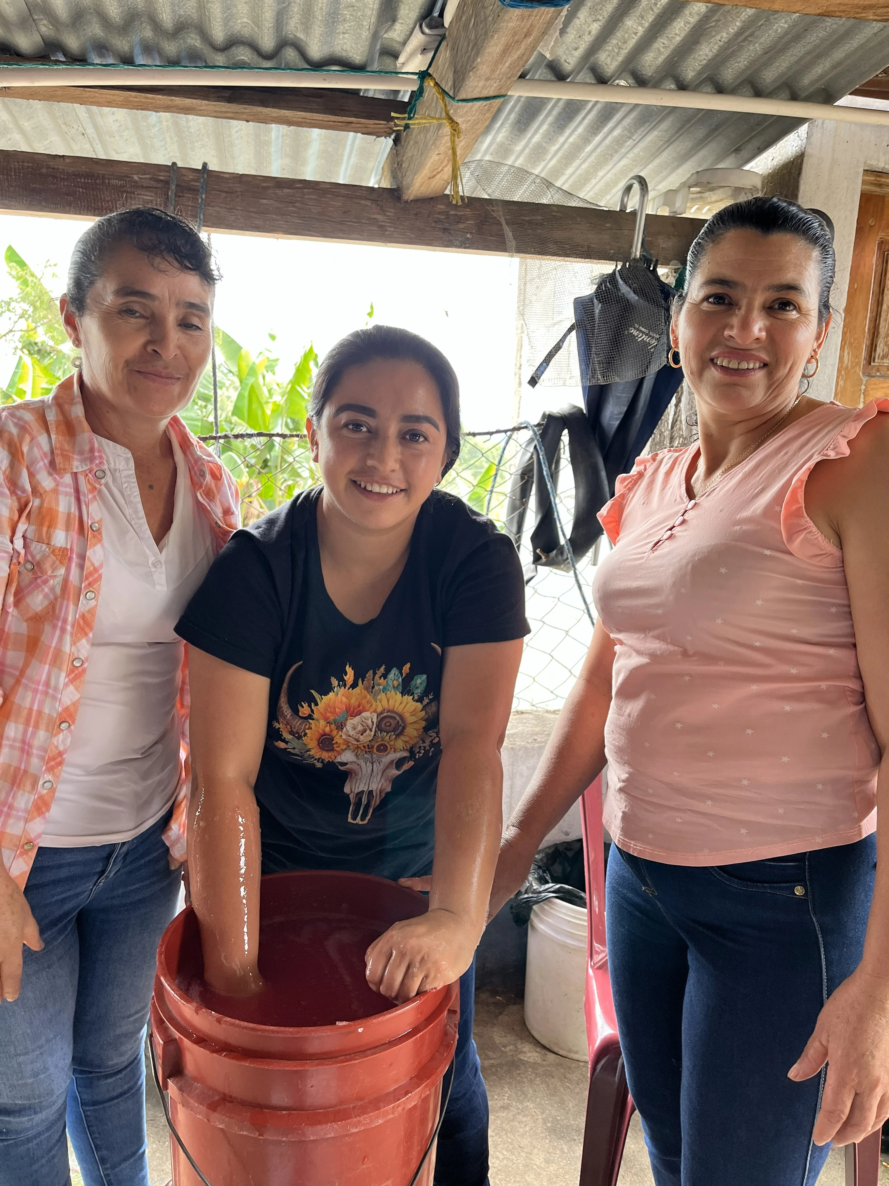 Taller de jabón líquido para ropa. 